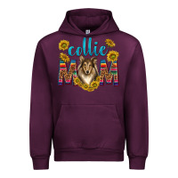 Mauve Wine western collie mom Urban Hoodie - texasbilliewilder