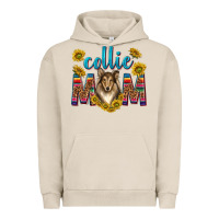 Pigment French Oak western collie mom Urban Hoodie - texasbilliewilder