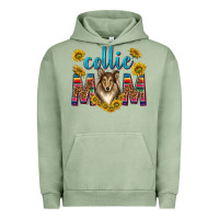 Pigment Oil Green western collie mom Urban Hoodie - texasbilliewilder
