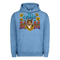 Pigment Pebble Blue western collie mom Urban Hoodie - texasbilliewilder