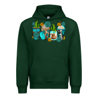 Forest Green gemstone coffee cups Urban Hoodie - Zillion Design Studio