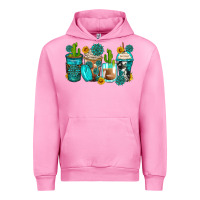 Fuchsia Pink gemstone coffee cups Urban Hoodie - Zillion Design Studio