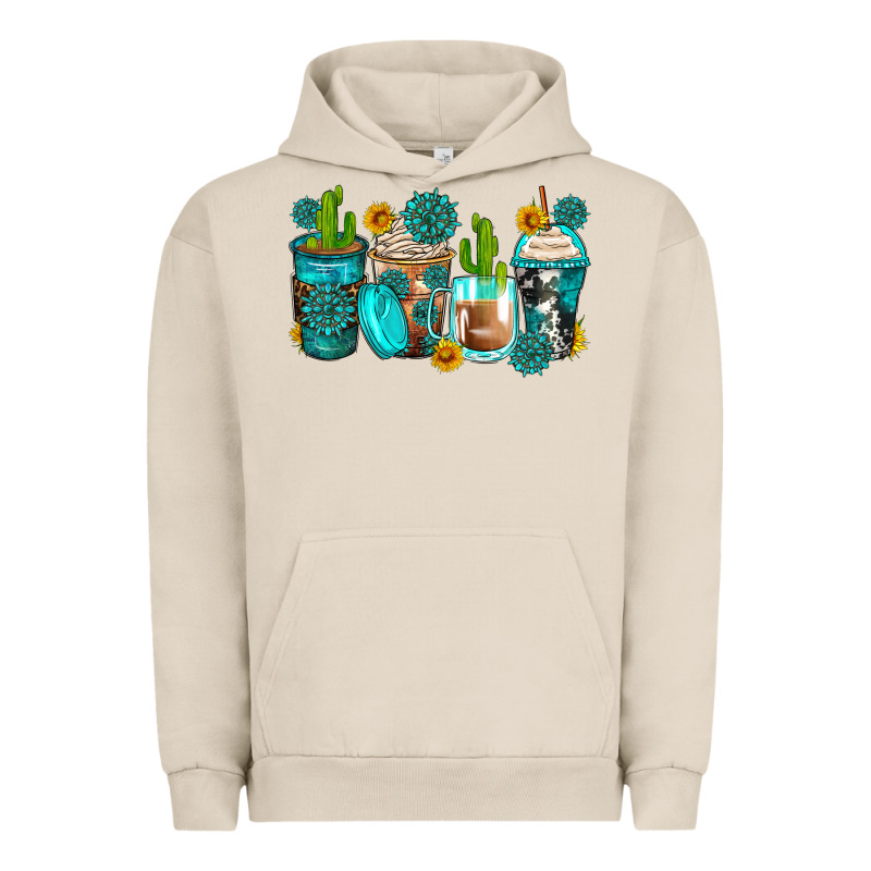 Gemstone Coffee Cups Urban Hoodie by Zillion Design Studio | Teevron