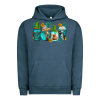Pigment Midnight Navy gemstone coffee cups Urban Hoodie - Zillion Design Studio