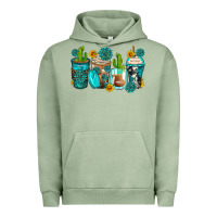 Pigment Oil Green gemstone coffee cups Urban Hoodie - Zillion Design Studio