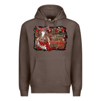 Coffee all i want for christmas is a cow cowhide Premium Hoodie - RanaPortraitStore