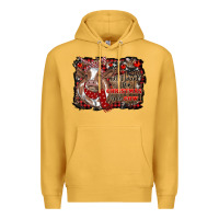 Mustard all i want for christmas is a cow cowhide Premium Hoodie - RanaPortraitStore