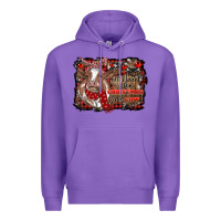 Purple all i want for christmas is a cow cowhide Premium Hoodie - RanaPortraitStore