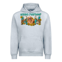 Heather Grey western golden retriever mom Urban Hoodie - texasbilliewilder