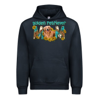 Navy western golden retriever mom Urban Hoodie - texasbilliewilder