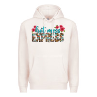 Pale Pink hot mess express Premium Hoodie - texasbilliewilder