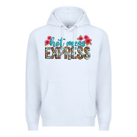 White hot mess express Premium Hoodie - texasbilliewilder