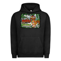 Pigment Black merry and bright  dachshund with farm Urban Hoodie - RanaPortraitStore