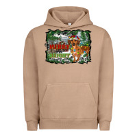 Pigment Burro merry and bright  dachshund with farm Urban Hoodie - RanaPortraitStore