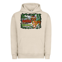 Pigment French Oak merry and bright  dachshund with farm Urban Hoodie - RanaPortraitStore