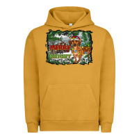 Pigment Peanut Butter merry and bright  dachshund with farm Urban Hoodie - RanaPortraitStore