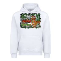 White merry and bright  dachshund with farm Urban Hoodie - RanaPortraitStore
