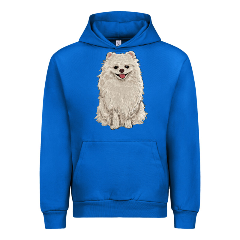 White Pomeranian Urban Hoodie by RanaPortraitStore | Teevron