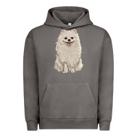 Pigment Tornado white pomeranian Urban Hoodie - RanaPortraitStore