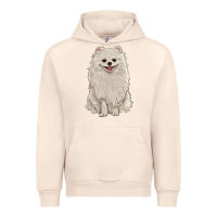 Sandshell white pomeranian Urban Hoodie - RanaPortraitStore