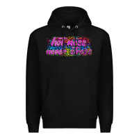 Black hot mess never stress Premium Hoodie - texasbilliewilder