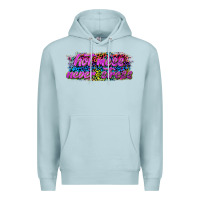 Blue Mist hot mess never stress Premium Hoodie - texasbilliewilder