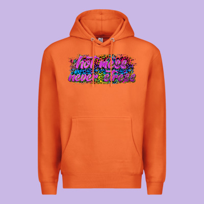 Hot Mess Never Stress Premium Hoodie Designed By Texasbilliewilder