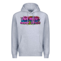 Heather Grey hot mess never stress Premium Hoodie - texasbilliewilder