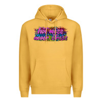 Mustard hot mess never stress Premium Hoodie - texasbilliewilder