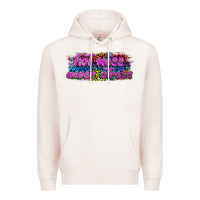 Pale Pink hot mess never stress Premium Hoodie - texasbilliewilder