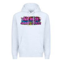 White hot mess never stress Premium Hoodie - texasbilliewilder