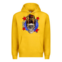 Lemon American mom skull Premium Hoodie - Zillion Design Studio