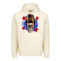 Tofu American mom skull Premium Hoodie - Zillion Design Studio