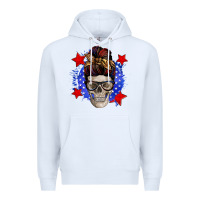 White American mom skull Premium Hoodie - Zillion Design Studio