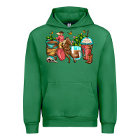 Emerald cowgirl coffee cups Urban Hoodie - Zillion Design Studio