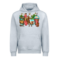 Heather Grey cowgirl coffee cups Urban Hoodie - Zillion Design Studio