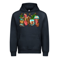 Navy cowgirl coffee cups Urban Hoodie - Zillion Design Studio