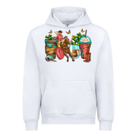 White cowgirl coffee cups Urban Hoodie - Zillion Design Studio