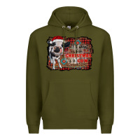 Army Green all i want for christmas is a cow aztec Premium Hoodie - RanaPortraitStore