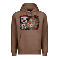 Chestnut all i want for christmas is a cow aztec Premium Hoodie - RanaPortraitStore