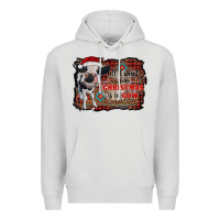 Dove Grey all i want for christmas is a cow aztec Premium Hoodie - RanaPortraitStore