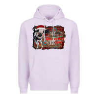 Lilac all i want for christmas is a cow aztec Premium Hoodie - RanaPortraitStore