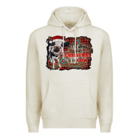 Oatmeal Heather all i want for christmas is a cow aztec Premium Hoodie - RanaPortraitStore