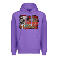 Purple all i want for christmas is a cow aztec Premium Hoodie - RanaPortraitStore