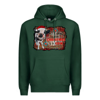 Sports Green all i want for christmas is a cow aztec Premium Hoodie - RanaPortraitStore