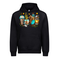 Black cowboy coffee cups Urban Hoodie - Zillion Design Studio