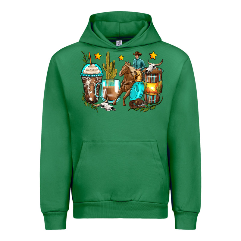 Cowboy Coffee Cups Urban Hoodie by Zillion Design Studio | Teevron