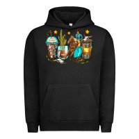 Pigment Black cowboy coffee cups Urban Hoodie - Zillion Design Studio