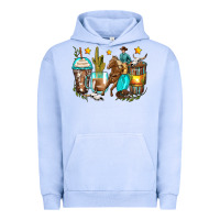 Pigment Grape Ice cowboy coffee cups Urban Hoodie - Zillion Design Studio