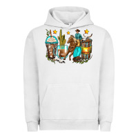 Pigment Lunar Rock cowboy coffee cups Urban Hoodie - Zillion Design Studio